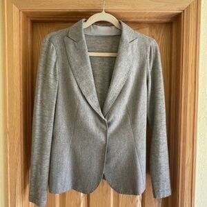 Brunello Cucinelli Cashmere Wool Jersey Blazer